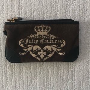 Juicy Coutire velour small pouch/wallet